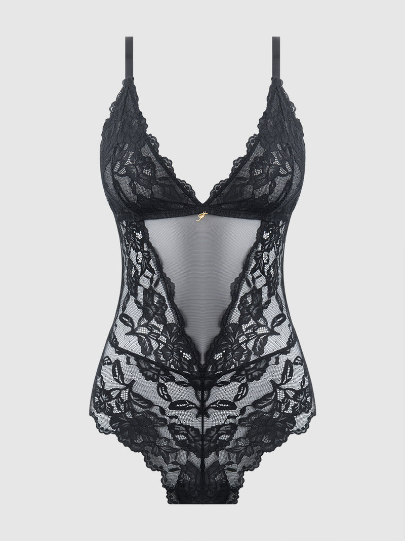 Mabel Padded Cup Teddy - Fredericks of Hollywood