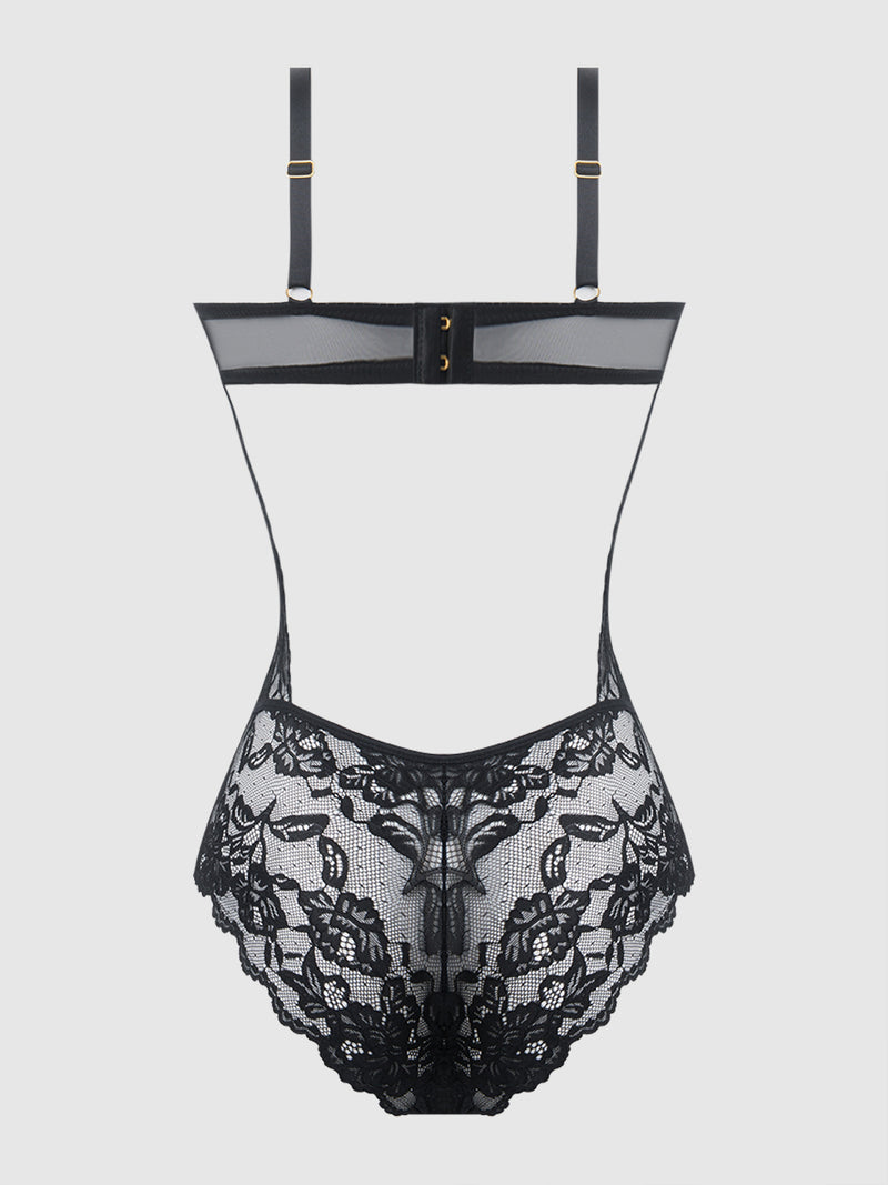 Mabel Padded Cup Teddy - Fredericks of Hollywood