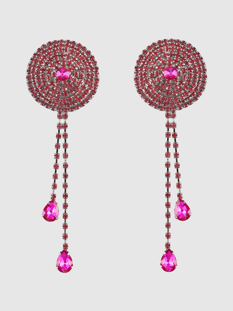 Ziggy Rhinestone Cone & Dangle Pasties - Frederick's of Hollywood