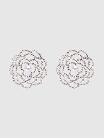 Rhinestone & Pearl Floral Pasties - Frederick's of Hollywood