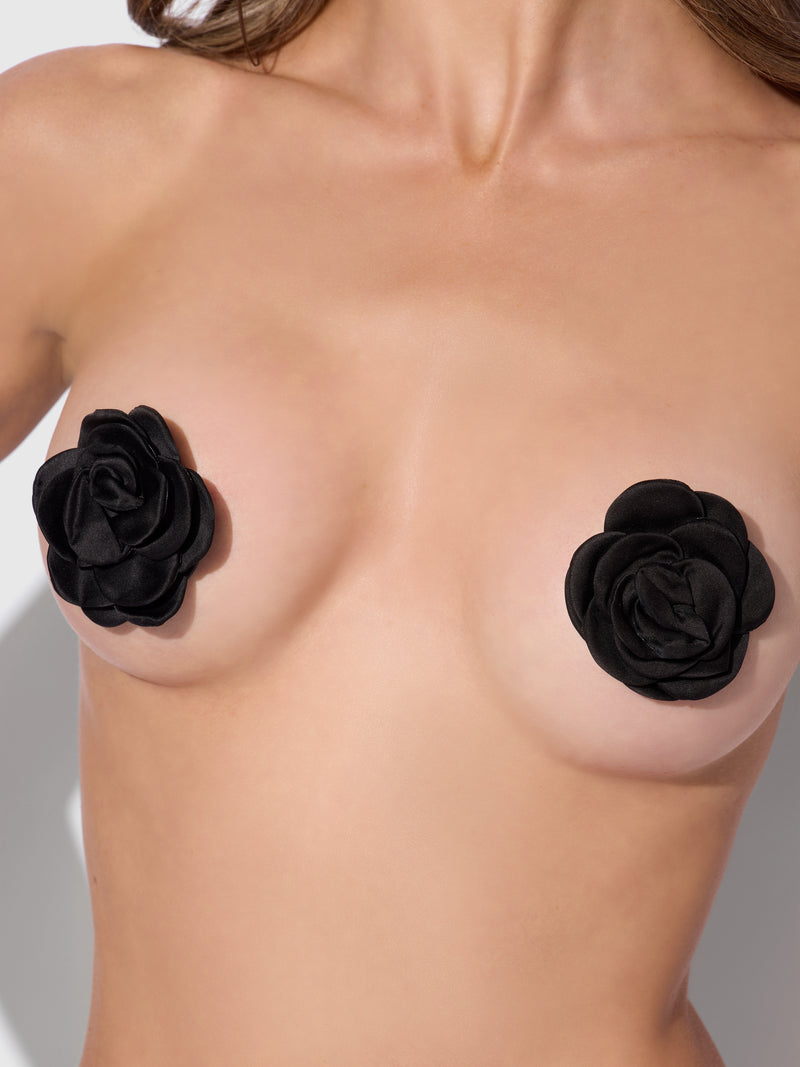 Satin Floral Pasties - Frederick's of Hollywood