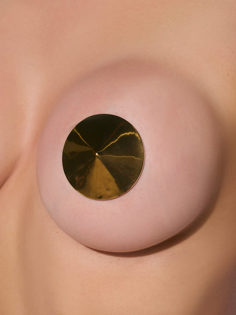 High Shine Metal Cone Pasties - Frederick's of Hollywood