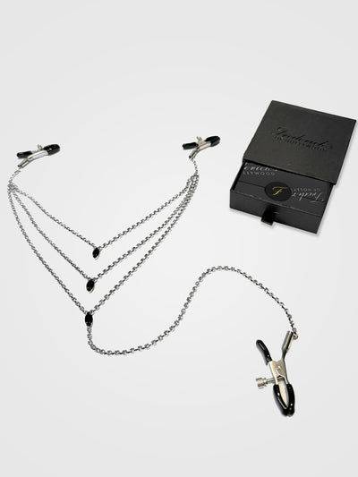 Rhinestone 3-Way Nipple & More Clamp