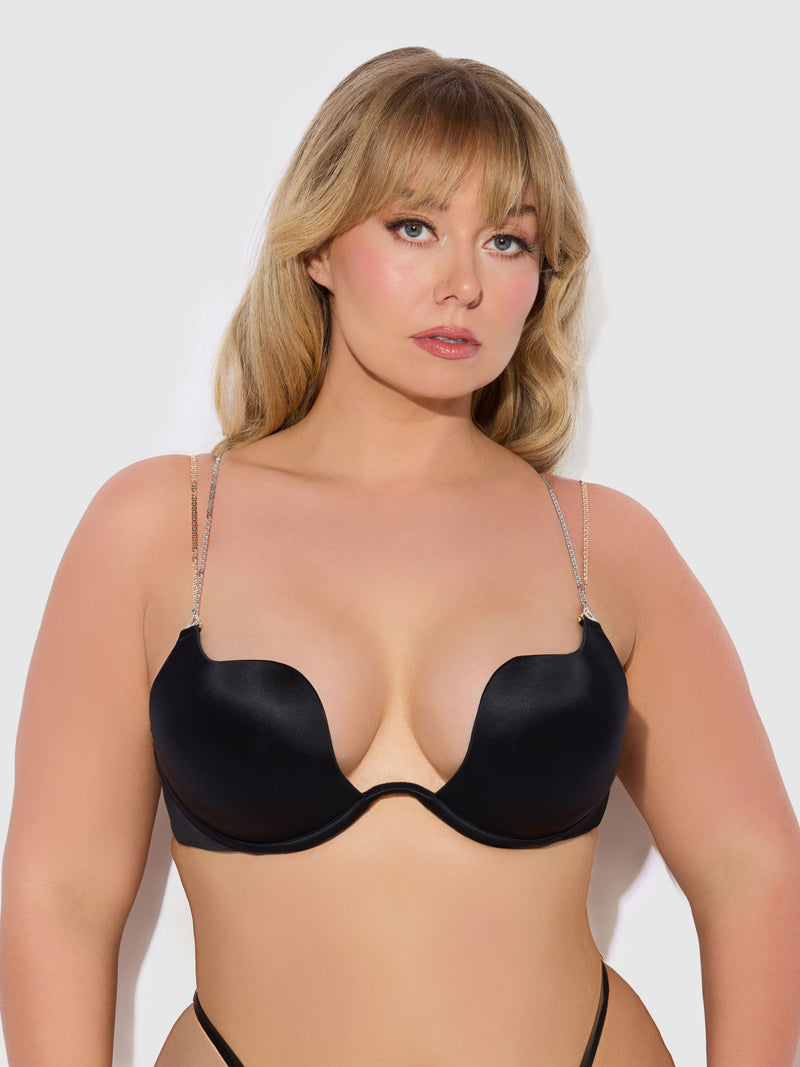 Chain Bra Straps In Gold & Silver - Frederick's of Hollywood