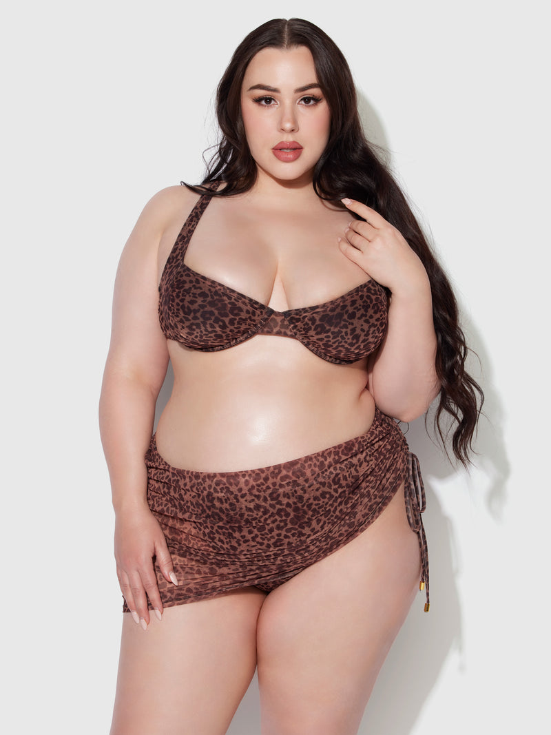 Alanza Crossback Underwire Swim Top - Frederick's of Hollywood