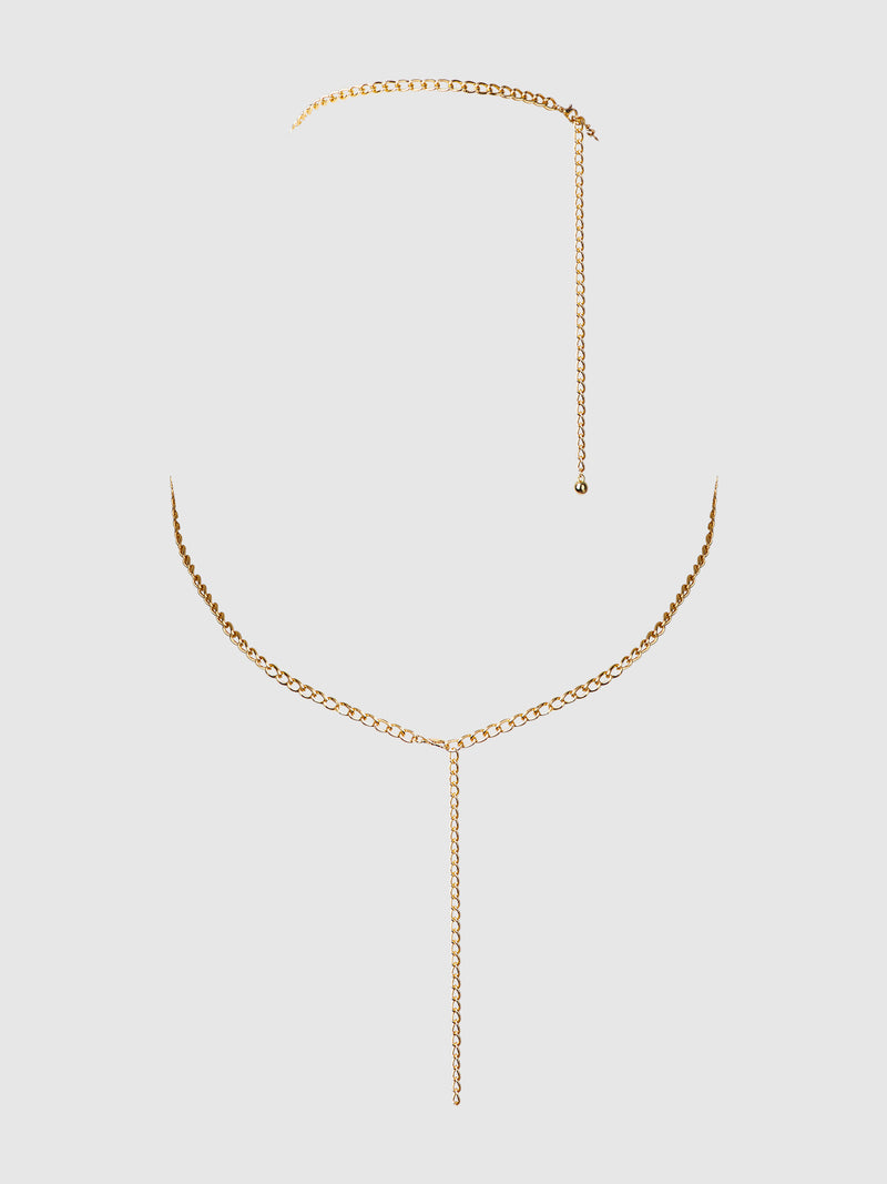 Ziggy Pearl & Chain Draped Bralette - Frederick's of Hollywood