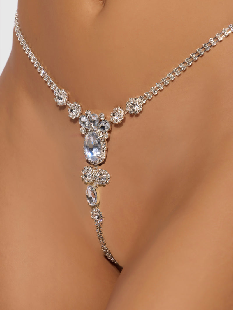 Ziggy Ornate Rhinestone G-String - Frederick's of Hollywood