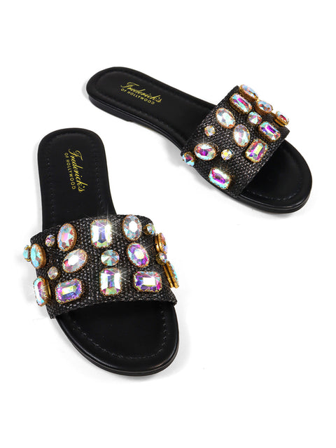 Delilah Flat Sandal - Frederick's of Hollywood