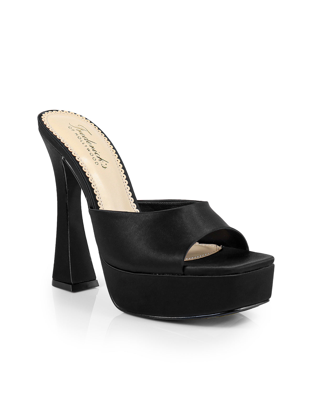 Elaina Platform Mule Heel - Black