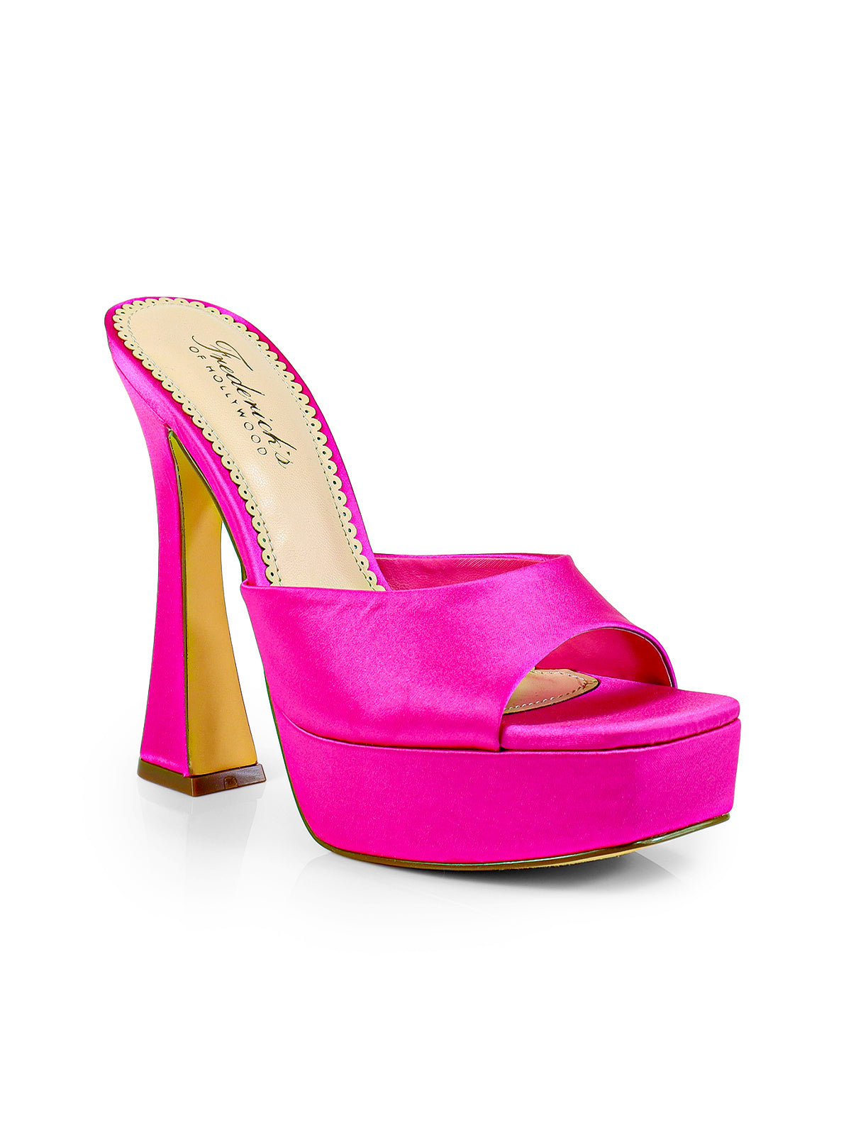 Elaina Platform Mule Heel - Hot Pink