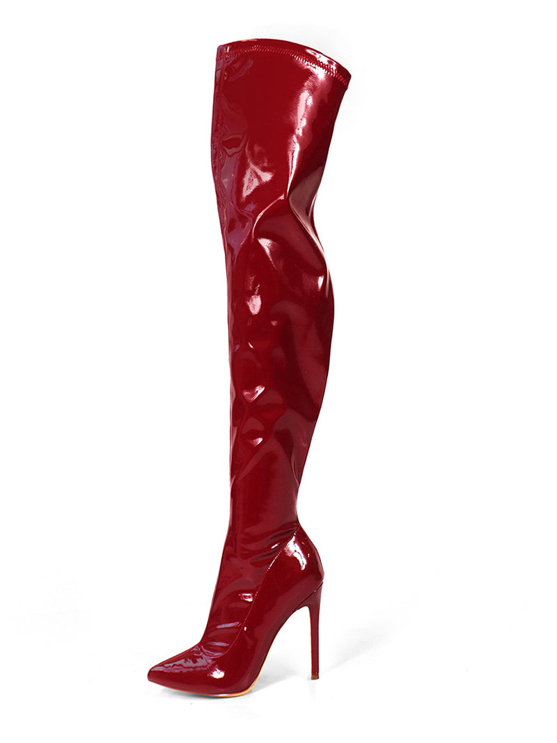 Giseaya Over The Knee Boots - Frederick's of Hollywood