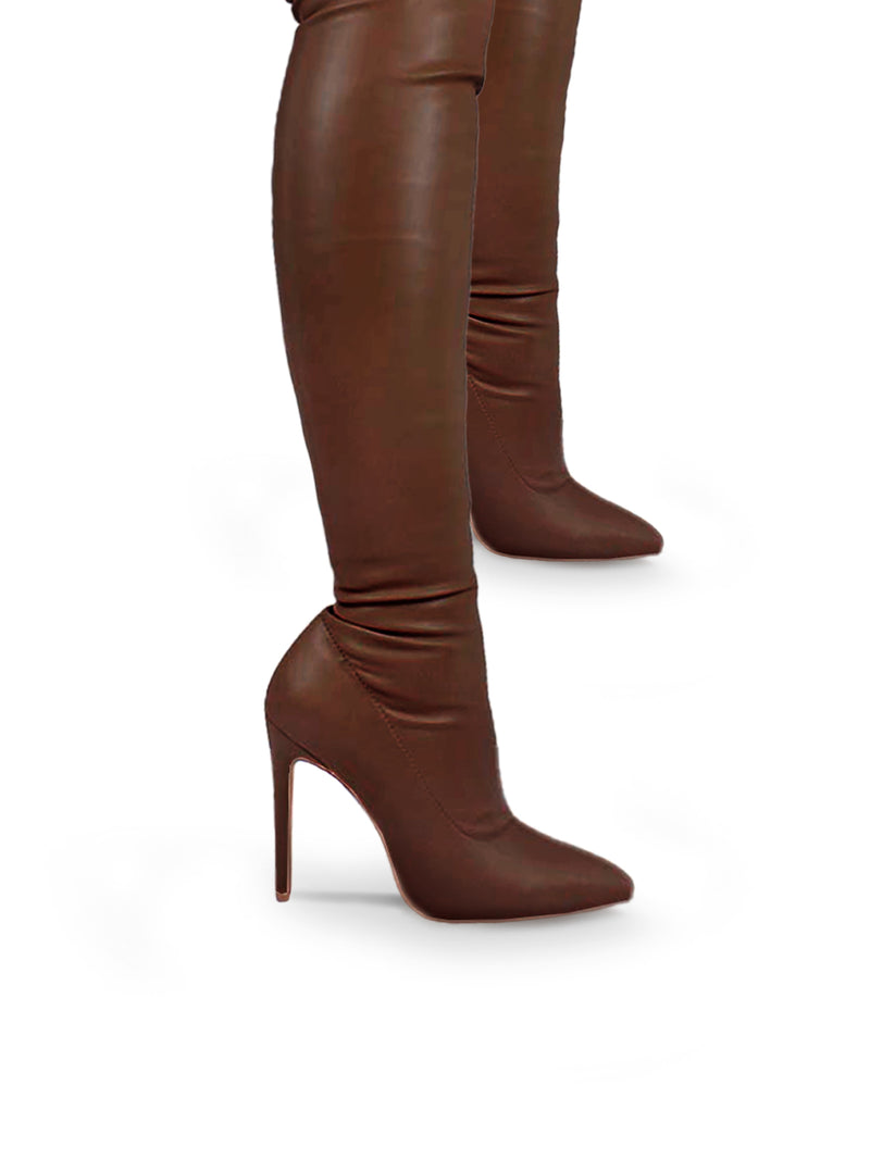 Heidi Stretch Boots - Frederick's of Hollywood