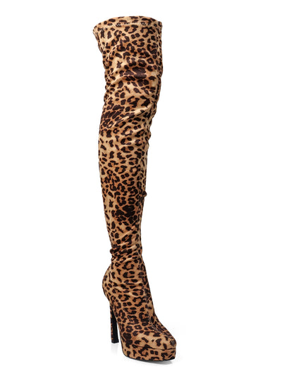 Jadore Stretchy Thigh High Boots - Frederick's of Hollywood