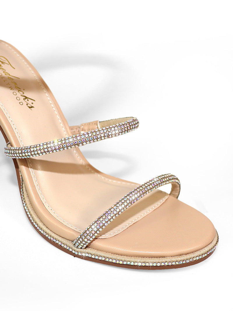 Lexia Rhinestone Heel - Frederick's of Hollywood