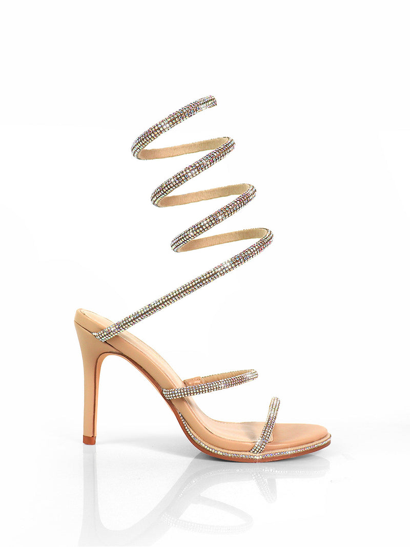 Lexia Rhinestone Heel - Frederick's of Hollywood