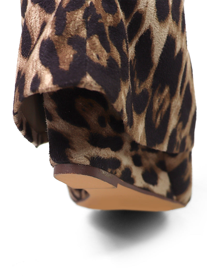 Maria Drape Over Knee Wedge Boots