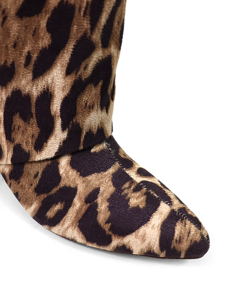Maria Drape Over Knee Wedge Boots