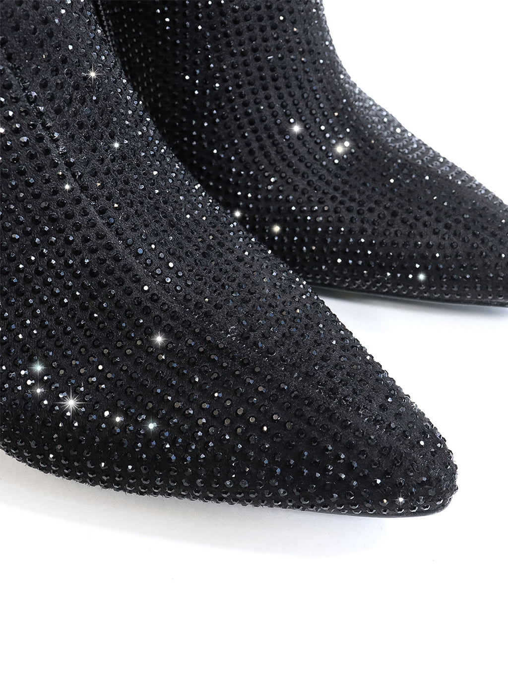 Nadia Rhinestone Booties - Frederick's Of Hollywood
