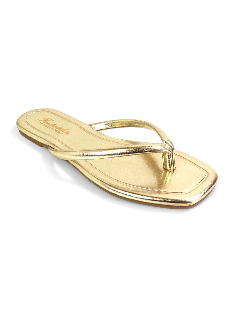 Tallulah Thong Flat Sandal - Frederick's of Hollywood