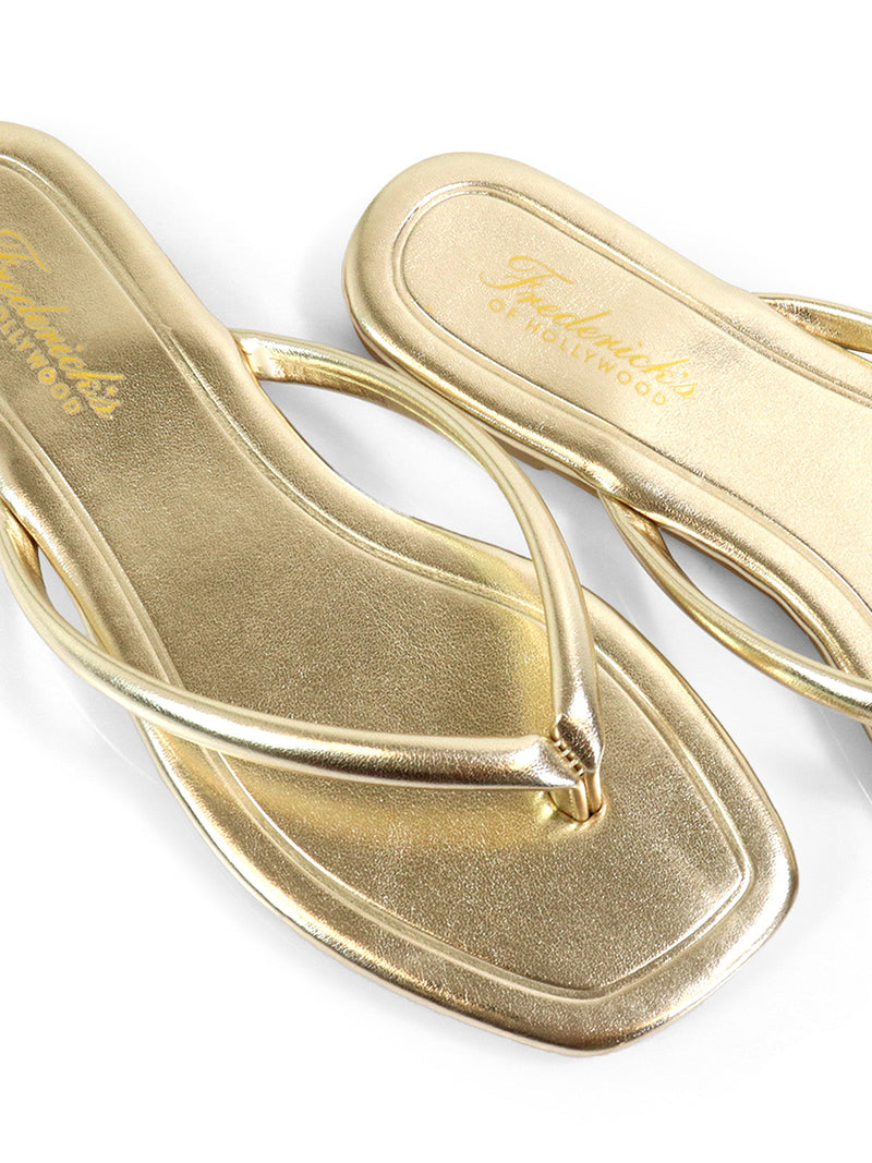 Tallulah Thong Flat Sandal - Frederick's of Hollywood