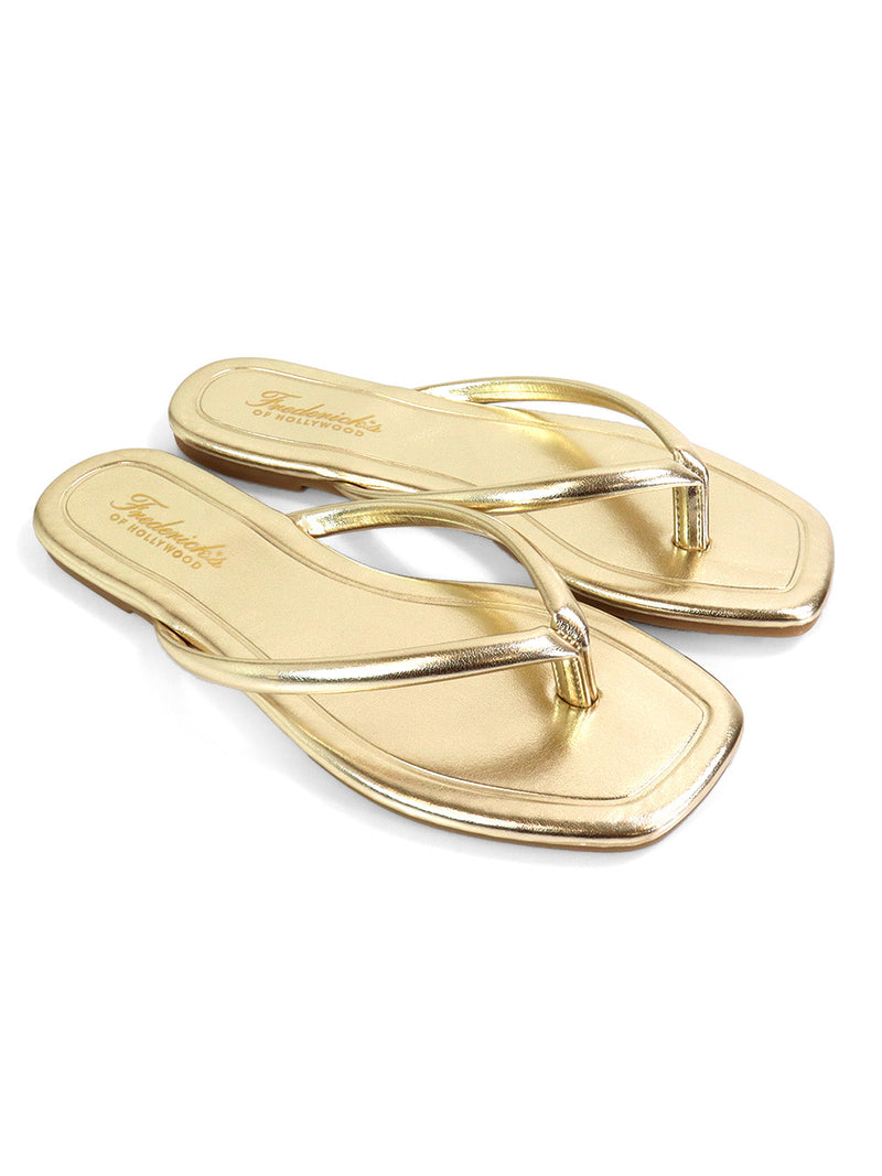 Tallulah Thong Flat Sandal - Frederick's of Hollywood