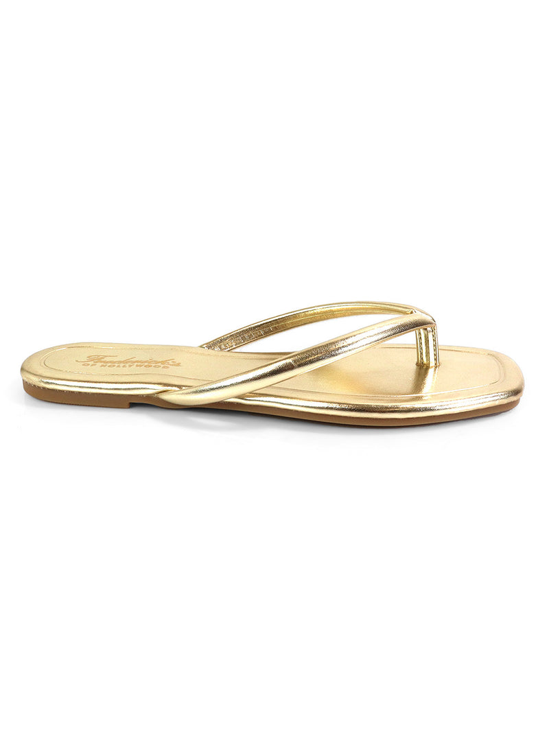 Tallulah Thong Flat Sandal - Frederick's of Hollywood