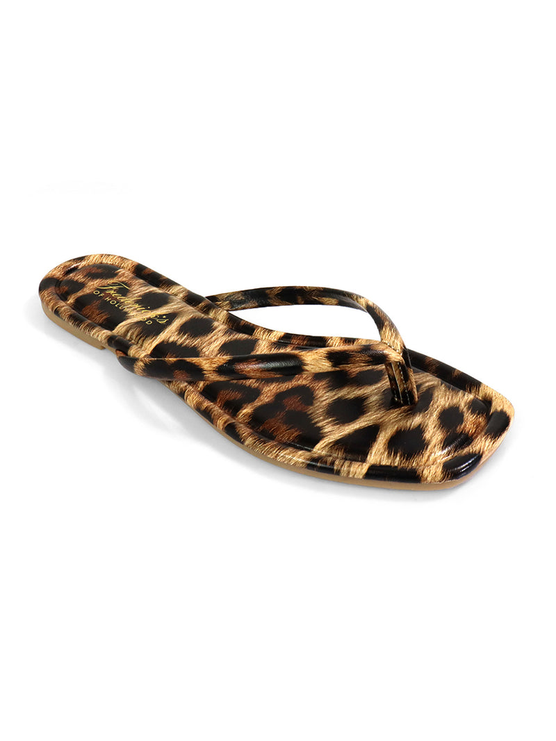 Tallulah Thong Flat Sandal - Frederick's of Hollywood