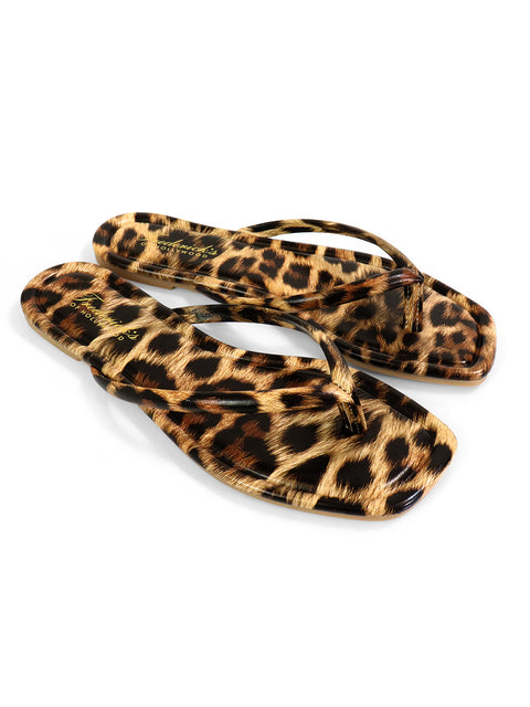 Tallulah Thong Flat Sandal - Frederick's of Hollywood