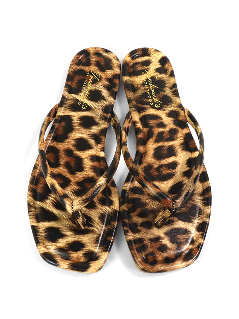 Tallulah Thong Flat Sandal - Frederick's of Hollywood