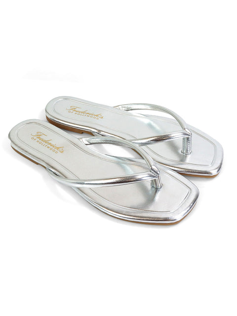 Tallulah Thong Flat Sandal - Frederick's of Hollywood