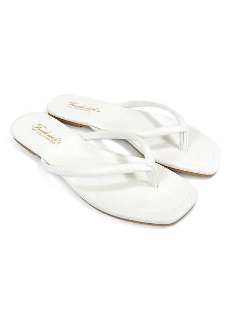 Tallulah Thong Flat Sandal - Frederick's of Hollywood