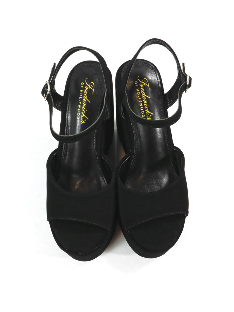 Tony Peep Toe Wedges - Frederick's of Hollywood