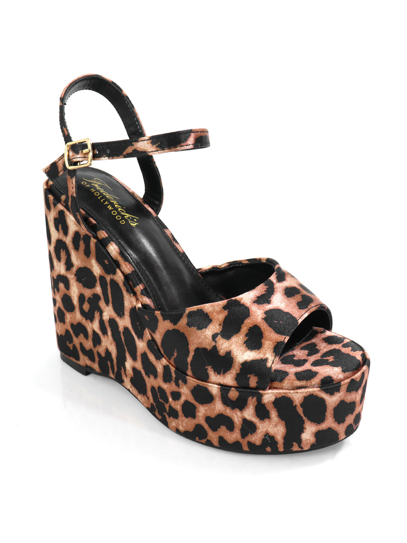 Tony Peep Toe Wedges - Frederick's of Hollywood