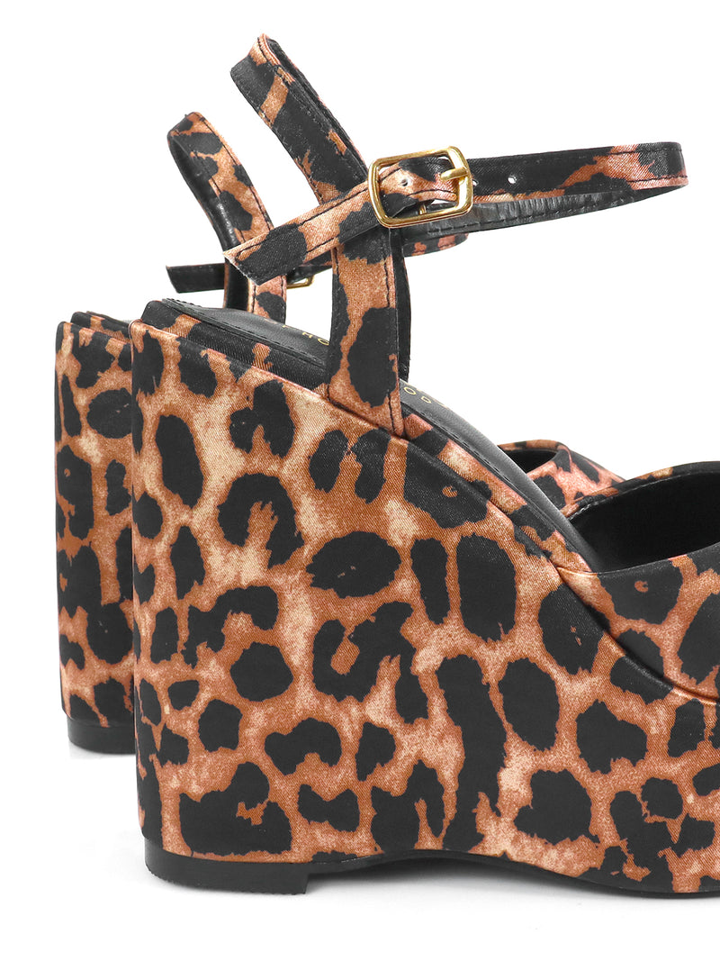 Tony Peep Toe Wedges - Frederick's of Hollywood