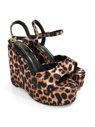 Tony Peep Toe Wedges - Frederick's of Hollywood
