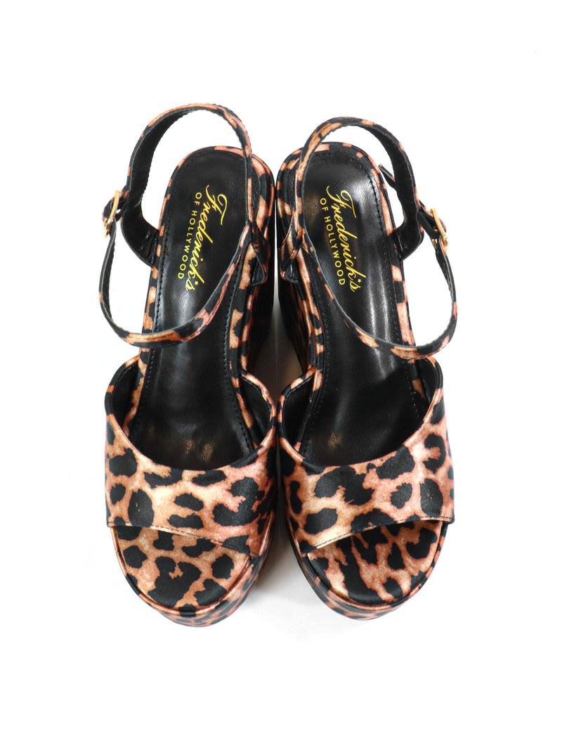 Tony Peep Toe Wedges - Frederick's of Hollywood