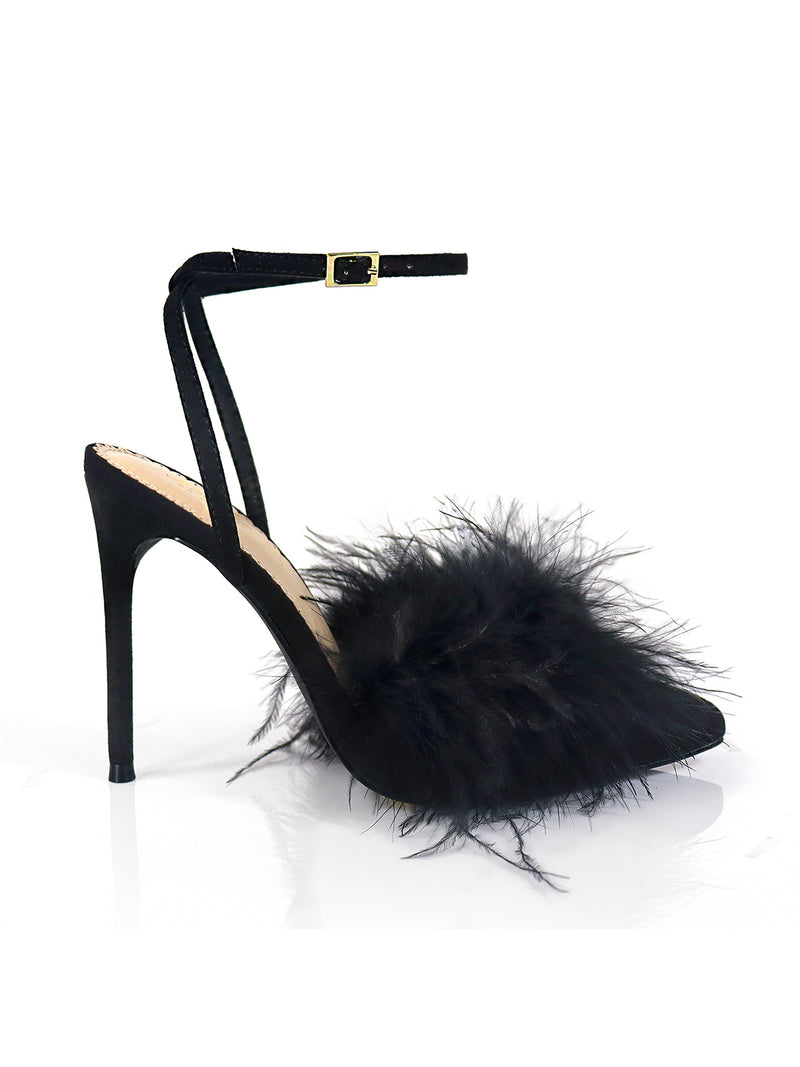 Valerie Feather Pump - Frederick's of Hollywood