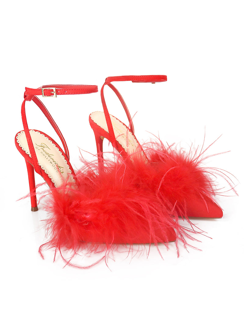 Valerie Feather Pump - Frederick's of Hollywood