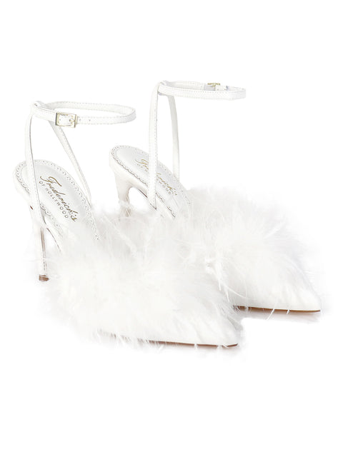 Valerie Feather Pump - Frederick's of Hollywood