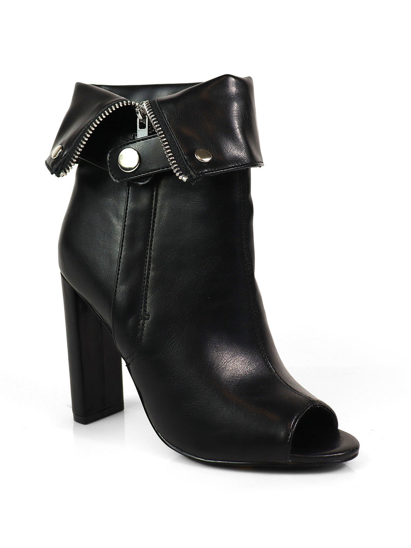 Yani Rhinestone Ankle Boots - Frederick's of Hollywood