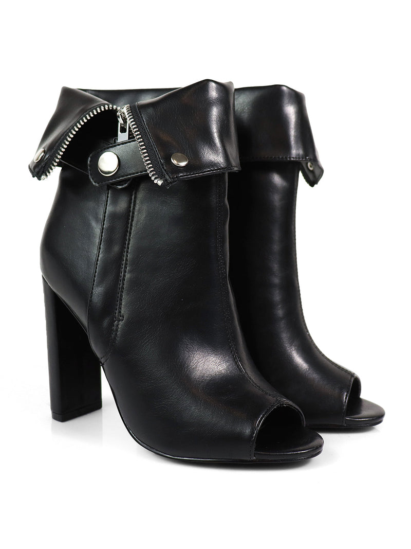 Yani Rhinestone Ankle Boots - Frederick's of Hollywood