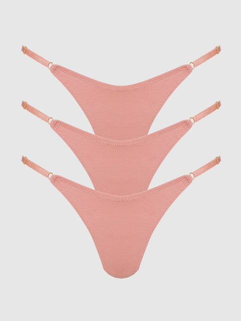 Bailey Stretch Cotton Bikini Bundle - Frederick's of Hollywood