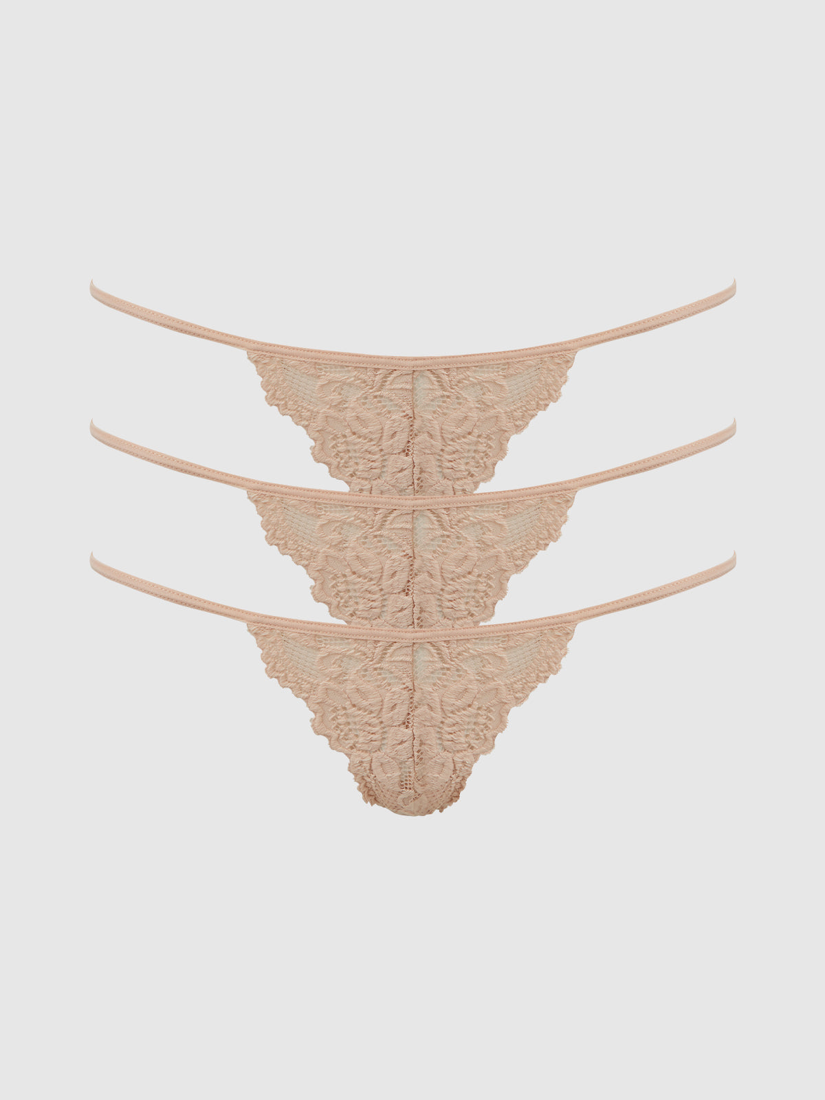 Jessica Lace Mini G-String 3 Pack - Frederick's of Hollywood