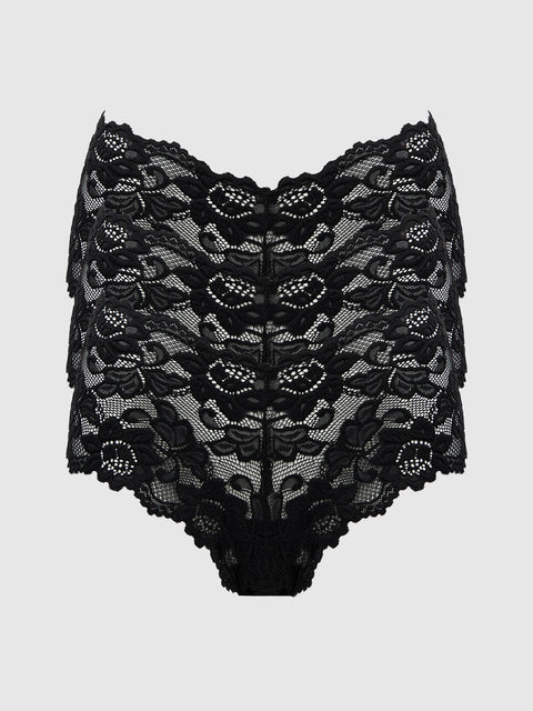 Jessica Lace Cheeky 3 Pack - Frederick's of Hollywood