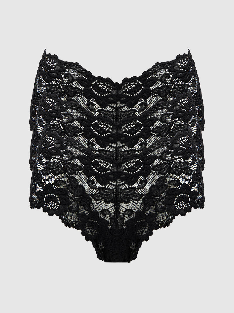 Jessica Lace Cheeky 3 Pack - Frederick's of Hollywood