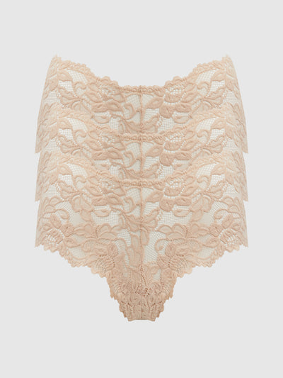 Jessica Lace Cheeky 3 Pack - Frederick's of Hollywood