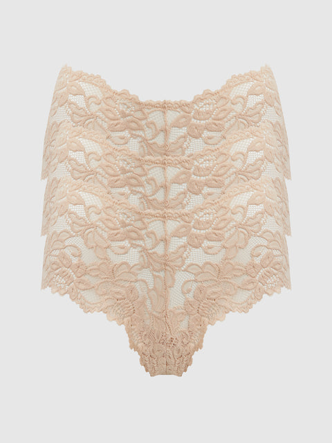Jessica Lace Cheeky 3 Pack - Frederick's of Hollywood