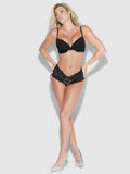 Jessica Lace Crotchless Cheeky