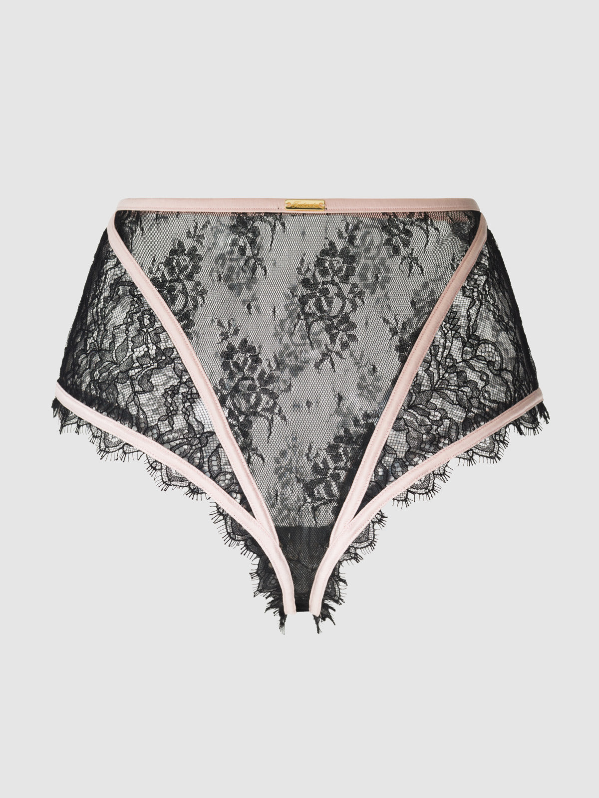 Rosalind Lace & Satin High Waist Cheeky