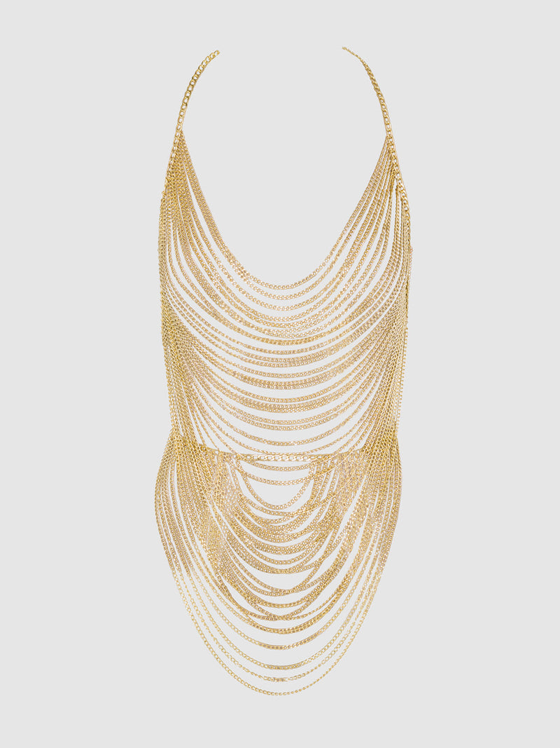 Ziggy Body Chain Chemise Dress - Fredericks Of Hollywood